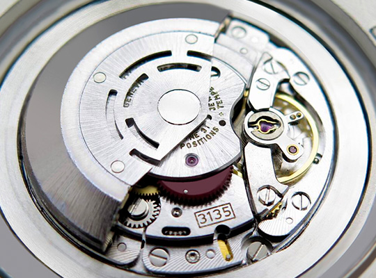 Rolex Automatikwerk, Kaliber sichtbar